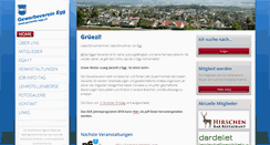 Desktop Screenshot of gewerbe-egg.ch