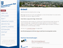 Tablet Screenshot of gewerbe-egg.ch